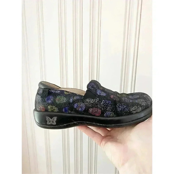 Alegria Shoes - Alegria Debra Sugar Skulls Clog Mule Nurse Shoes Deb-484 Women's Size 36, Size 5